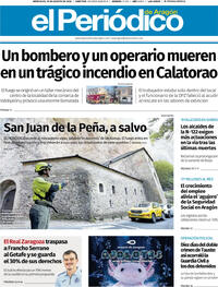 Portada El Periódico Aragón 2026-08-19