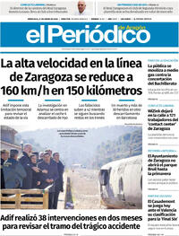 Portada El Periódico Aragón 2026-01-21
