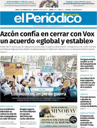 Portada El Periódico Aragón 2026-02-21