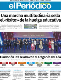 Portada El Periódico Aragón 2026-05-21