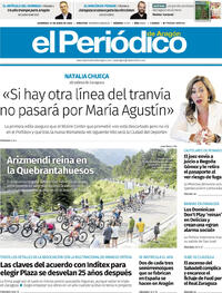 Portada periódico El Periódico Aragón
