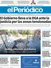Portada El Periódico Aragón 2026-09-22