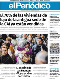 Portada El Periódico Aragón 2026-03-23
