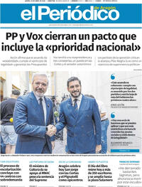 Portada El Periódico Aragón 2026-04-23