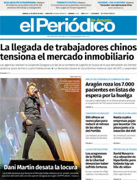Portada El Periódico Aragón 2026-05-23