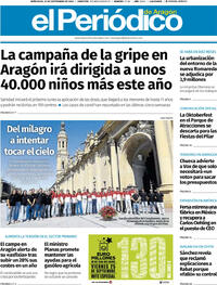 Portada El Periódico Aragón 2026-09-23