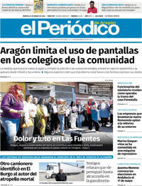Portada El Periódico Aragón 2026-03-24