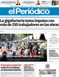 Portada El Periódico Aragón 2026-05-24