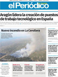Portada El Periódico Aragón 2026-07-24