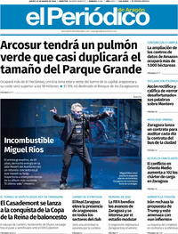 Portada El Periódico Aragón 2026-03-26