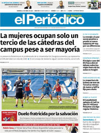 Portada El Periódico Aragón 2026-04-26