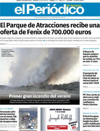 Portada El Periódico Aragón 2026-06-26
