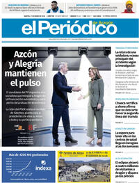 Portada El Periódico Aragón 2026-01-27