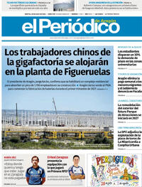 Portada El Periódico Aragón 2026-07-28