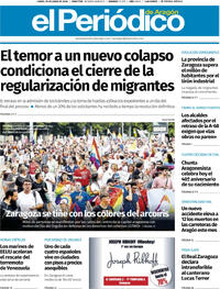 Portada El Periódico Aragón 2026-06-29