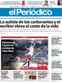 Portada El Periódico Aragón 2026-08-29