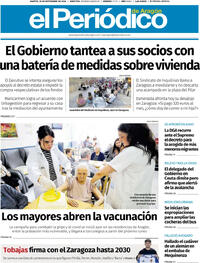 Portada El Periódico Aragón 2026-09-29