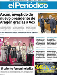 Portada El Periódico Aragón 2026-04-30