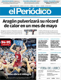 Portada El Periódico Aragón 2026-05-30