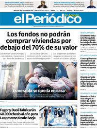 Portada El Periódico Aragón 2026-09-30