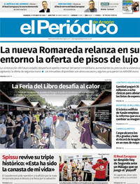 Portada El Periódico Aragón 2026-05-31