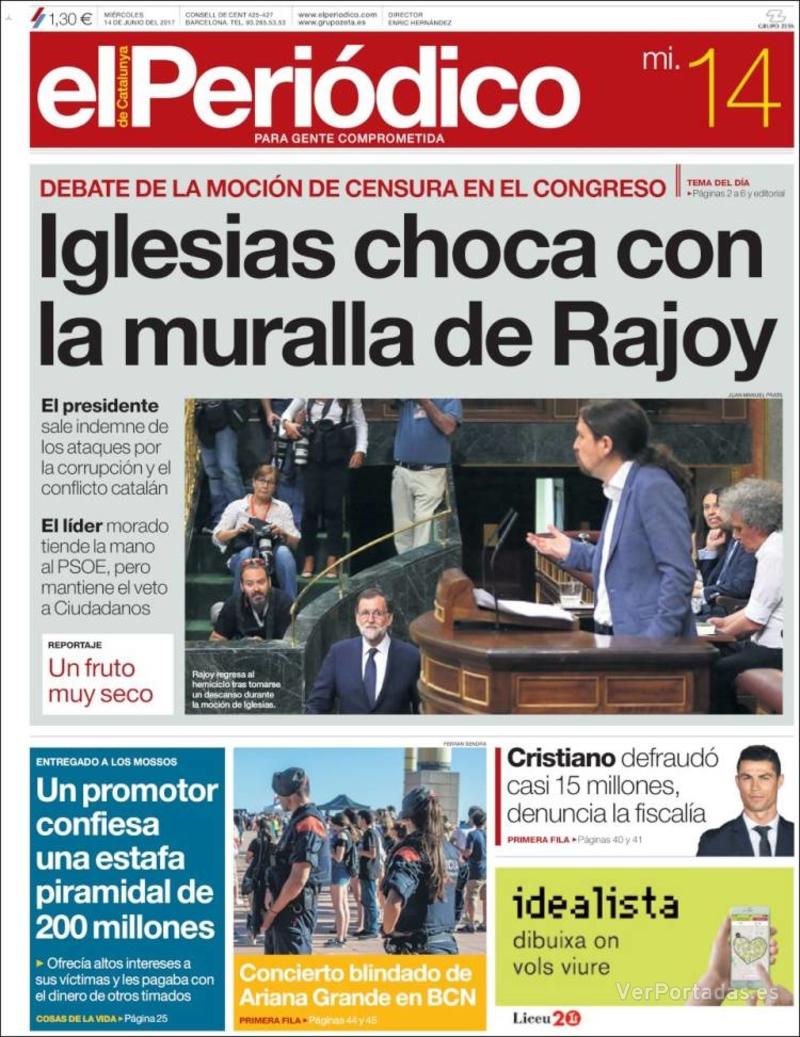 Portada Diario de Sevilla 2017-06-14