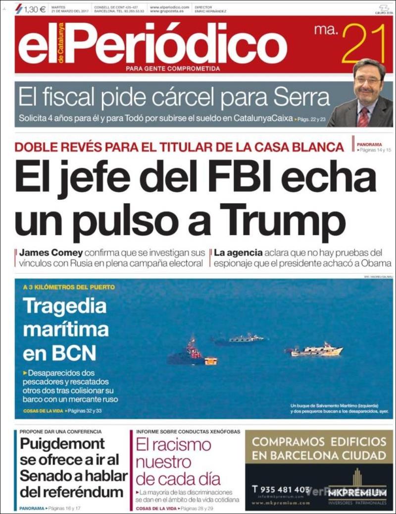 Portada Diario de Sevilla 2017-03-21