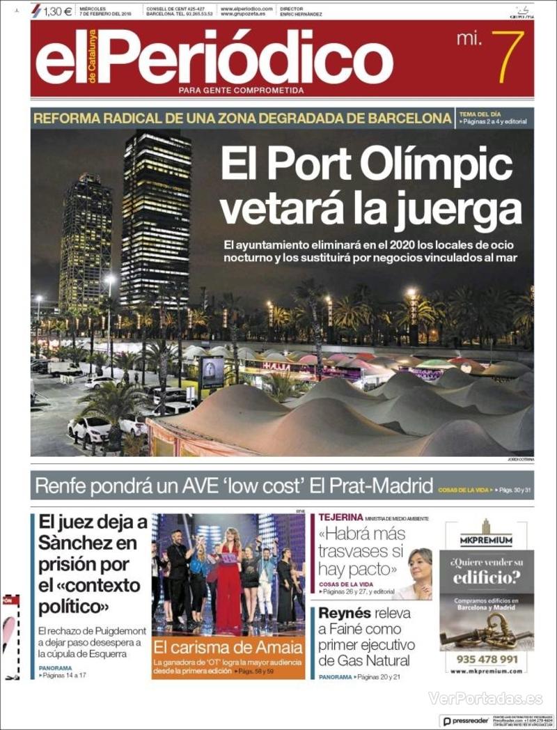Portada Diario de Sevilla 2018-02-07