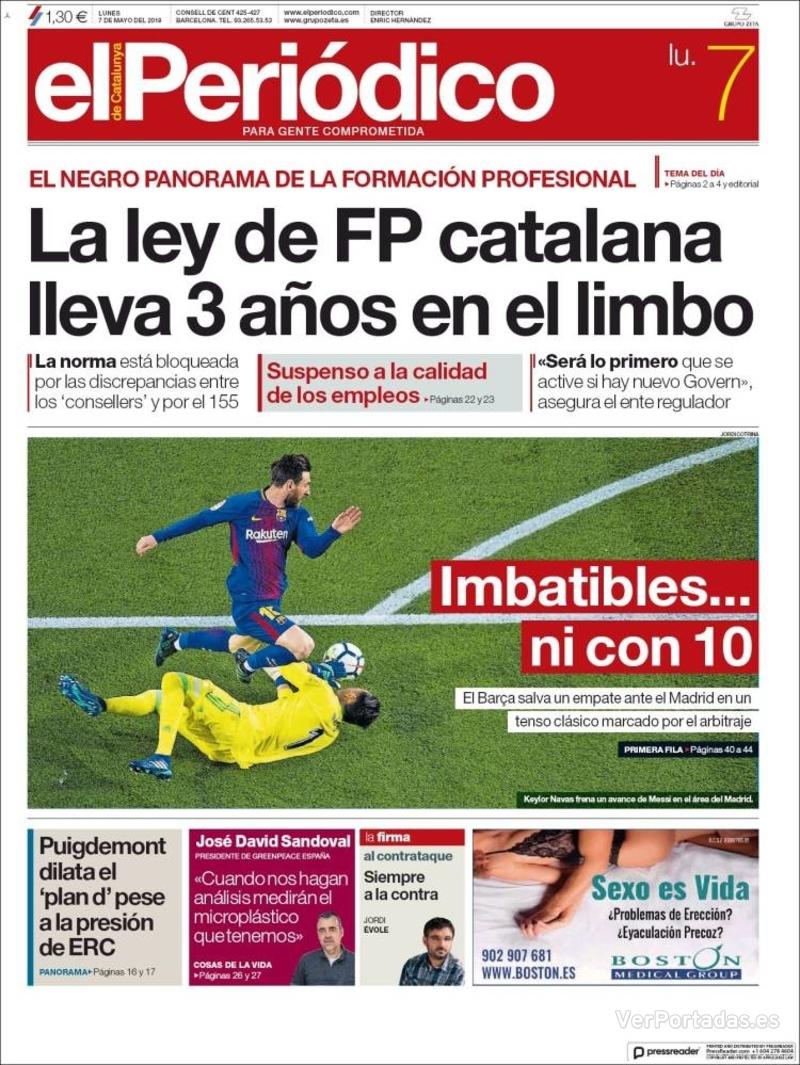 Portada Diario de Sevilla 2018-05-07