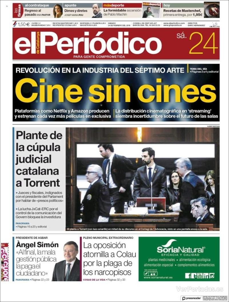 Portada Diario de Sevilla 2018-02-24