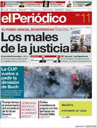 Portada El Periódico 2018-11-11