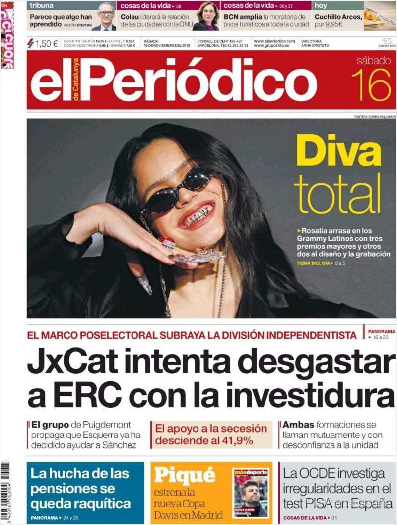 Portada Diario de Sevilla 2019-11-16