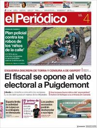 Portada El Periódico 2019-05-04