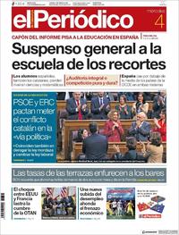 Portada El Periódico 2019-12-04