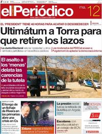 Portada El Periódico 2019-03-12