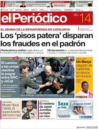 Portada El Periódico 2019-04-14