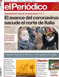 Portada El Periódico 2020-02-24