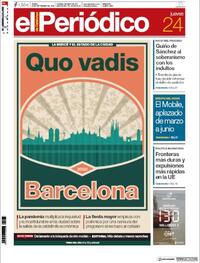 Portada El Periódico 2020-09-24