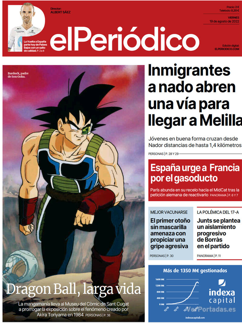 Portada El Periódico 2022-08-20