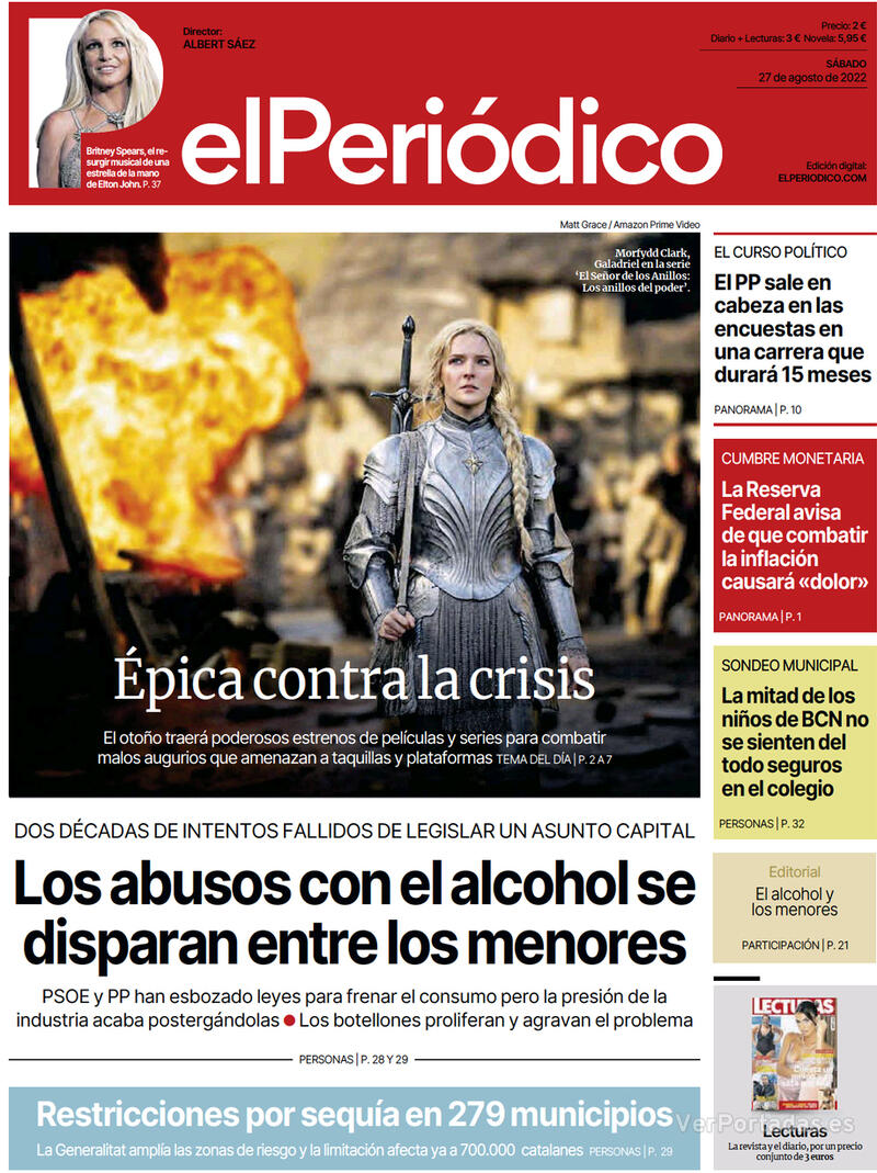 Portada El Periódico 2022-08-28