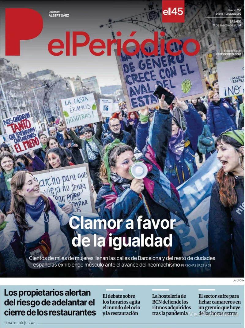 Portada El Periódico 2024-03-10