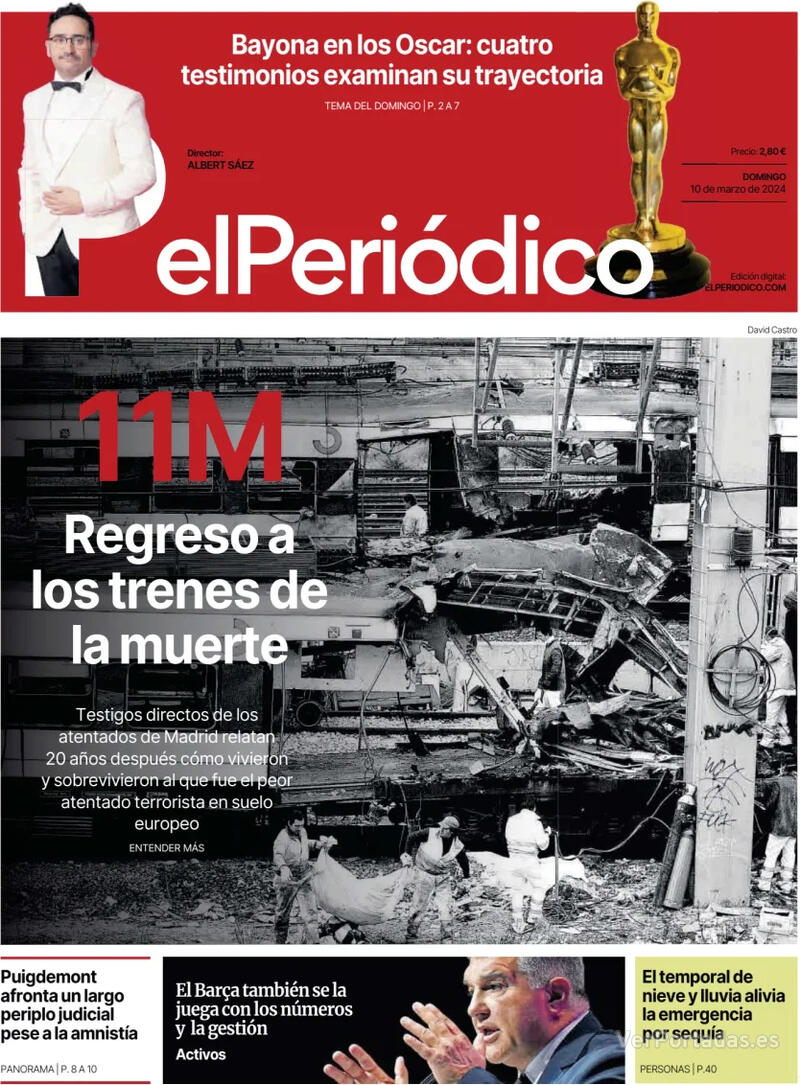 Portada El Periódico 2024-03-11