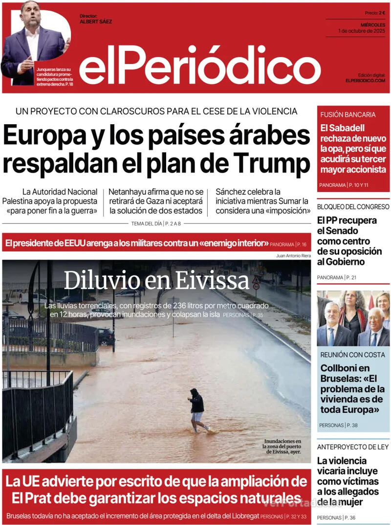 Portada Diario de Sevilla 2025-10-01