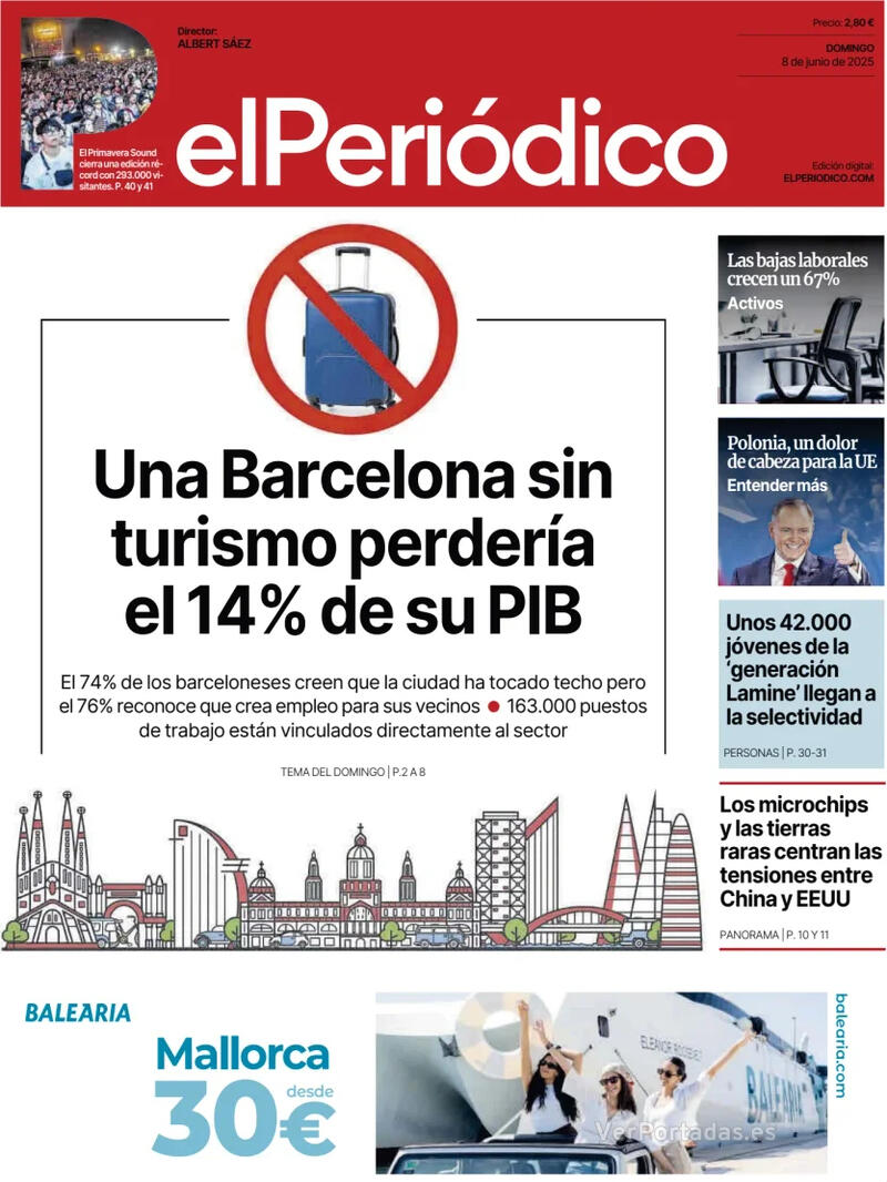 Portada Diario de Sevilla 2025-06-08