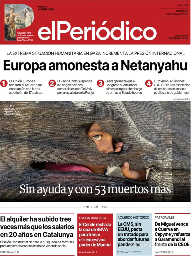 Portada Diario de Sevilla 2025-05-21