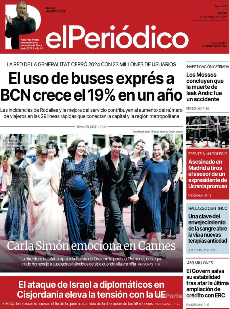 Portada Diario de Sevilla 2025-05-22