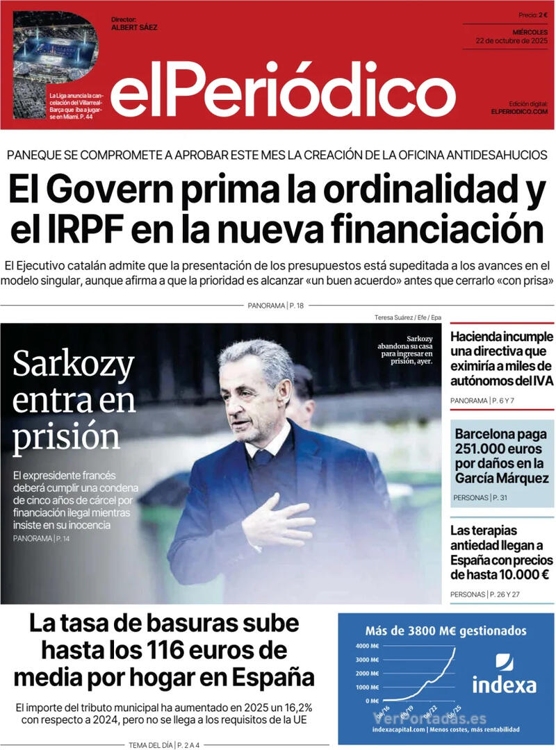 Portada Diario de Sevilla 2025-10-22