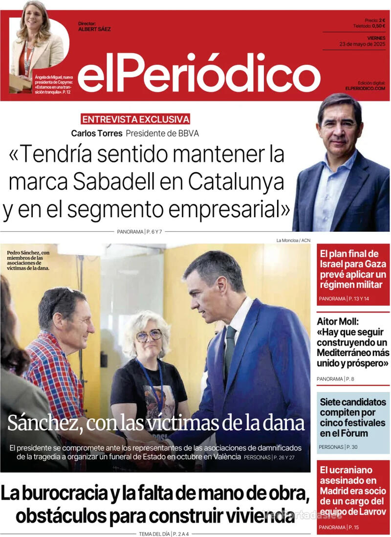 Portada Diario de Sevilla 2025-05-23