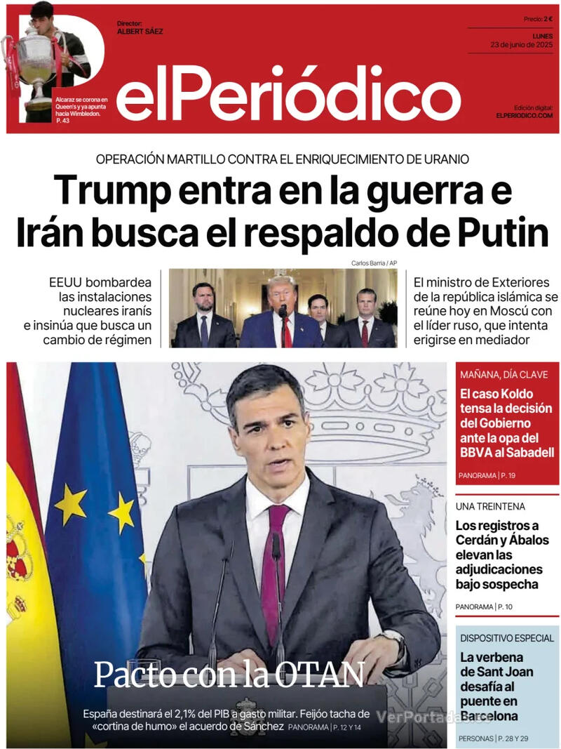 Portada Diario de Sevilla 2025-06-23