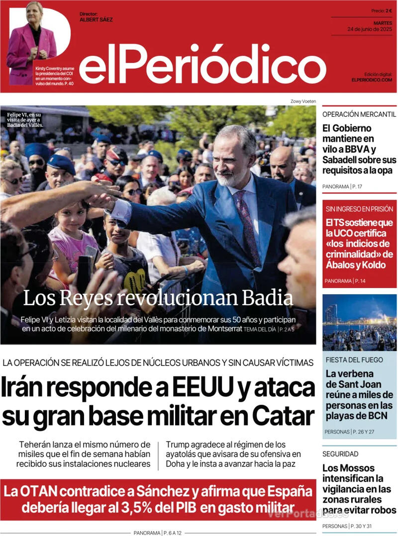 Portada Diario de Sevilla 2025-06-24